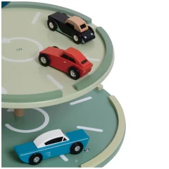 Houten Vintage Garage met Auto's, 11dlg.-Classic World Clearance