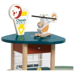 Houten Vintage Garage met Auto's, 11dlg.-Classic World Clearance