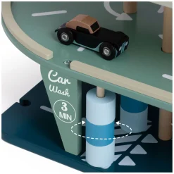 Houten Vintage Garage met Auto's, 11dlg.-Classic World Clearance