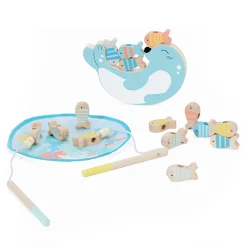 Classic World Houten Visspel Zeehond, 24dlg. New