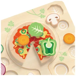 Houten Vormenpuzzel Pizza, 22st.><noscript><img width=