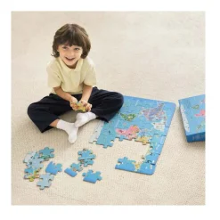 Classic World Legpuzzel Wereldkaart - 48st. Hot