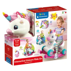 Baby - Eenhoorn Hobbelpaardje 3in1-Clementoni Discount