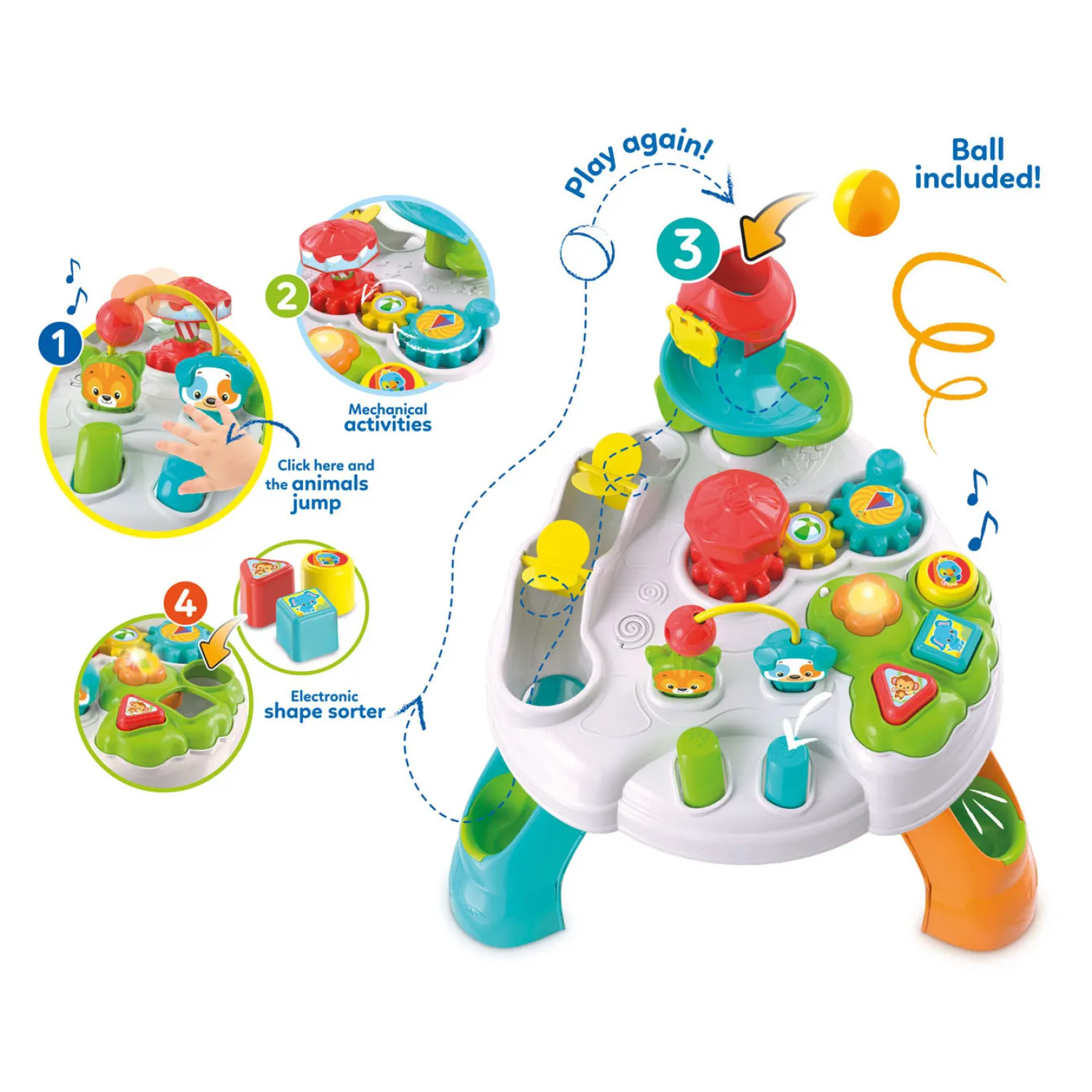 Baby - Interactieve Activiteitentafel-Clementoni Online