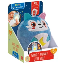 Baby Twinkle Winkle Kleine Wolf Blauw Knuffel Nachtlamp-Clementoni Discount