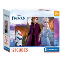 Blokpuzzel Frozen, 12st.-Clementoni Hot