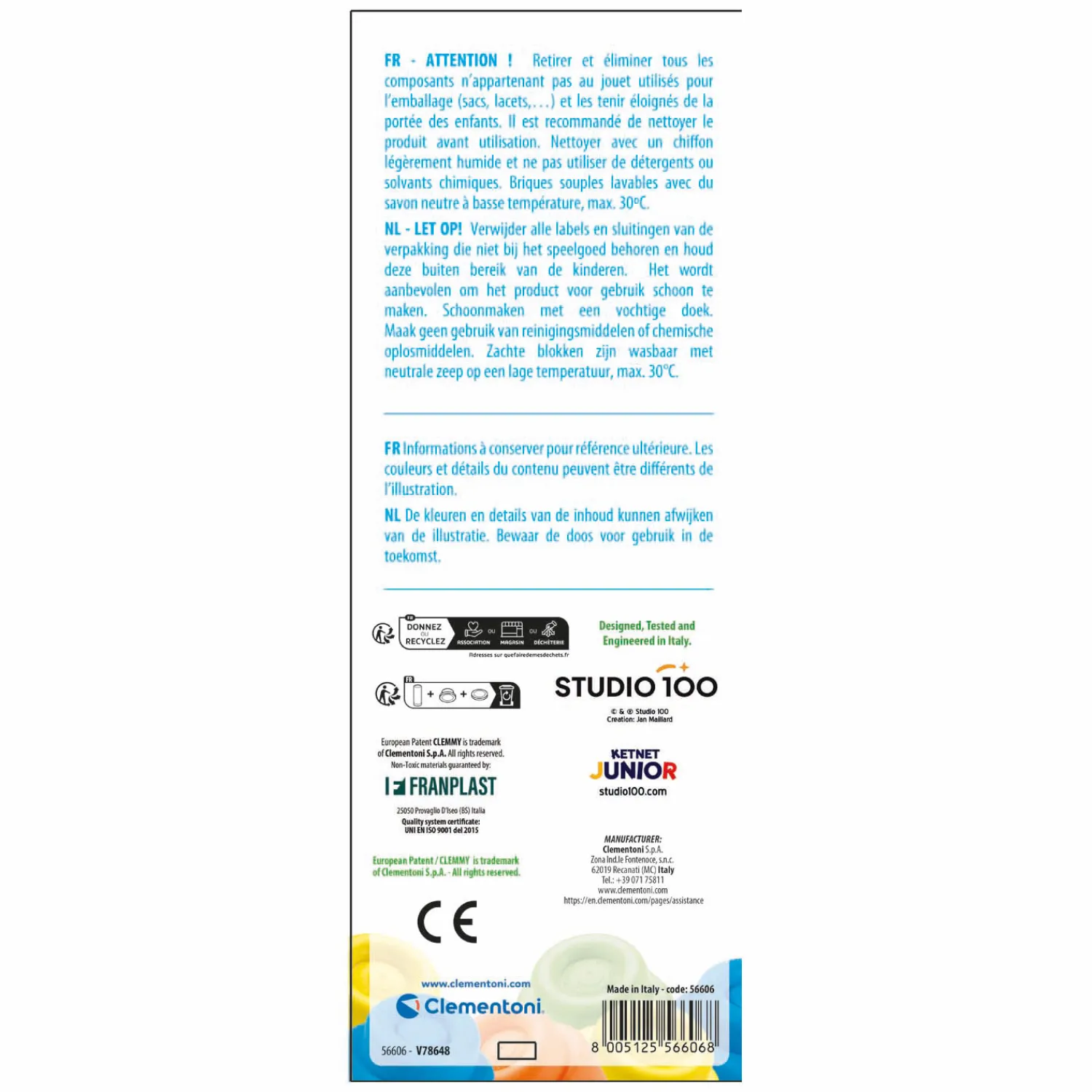 Clementoni Bumba Zachte Blokken Sale