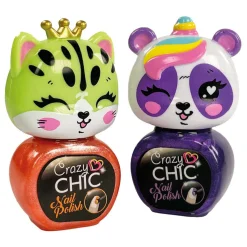 Crazy Chic - Nagellak Dieren, 2st.-Clementoni Hot