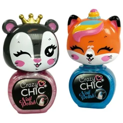 Crazy Chic - Nagellak Dieren, 2st.-Clementoni Hot