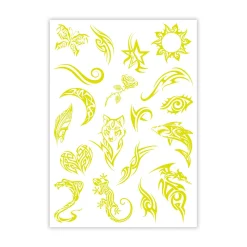 Clementoni Crazy Chic - Urban Tattoos Glow in the Dark Outlet