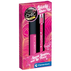 Crazy Chic Lipgloss en Lipliner Aardbei>Clementoni Hot