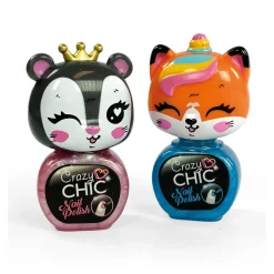 Crazy Chic Nagellak Blauw/Rood, 2st.-Clementoni New