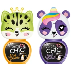 Crazy Chic Nagellak Oranje/Paars, 2st.>Clementoni Outlet