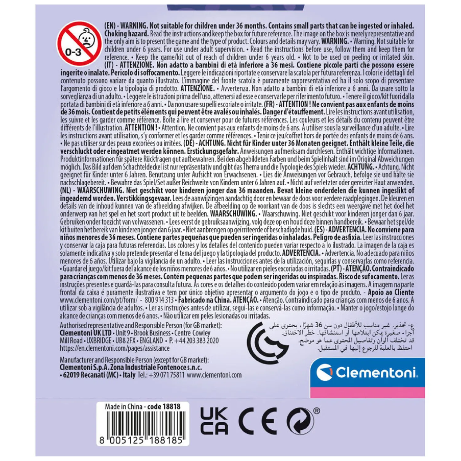 Crazy Chic Oogschaduw in Make-up Doosje Vos>Clementoni Hot