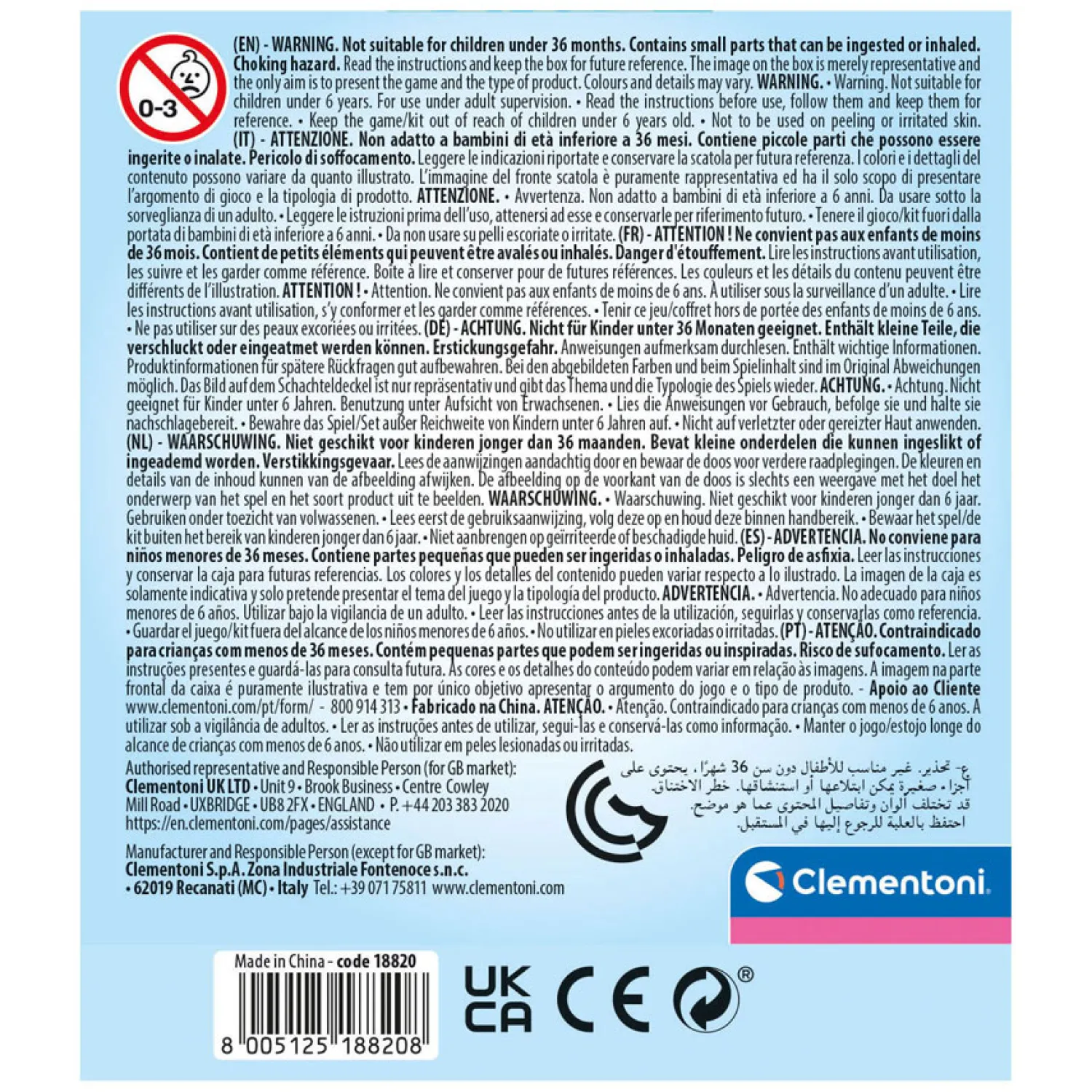 Crazy Chic Oogschaduw in Make-up Doosje Beer>Clementoni Online