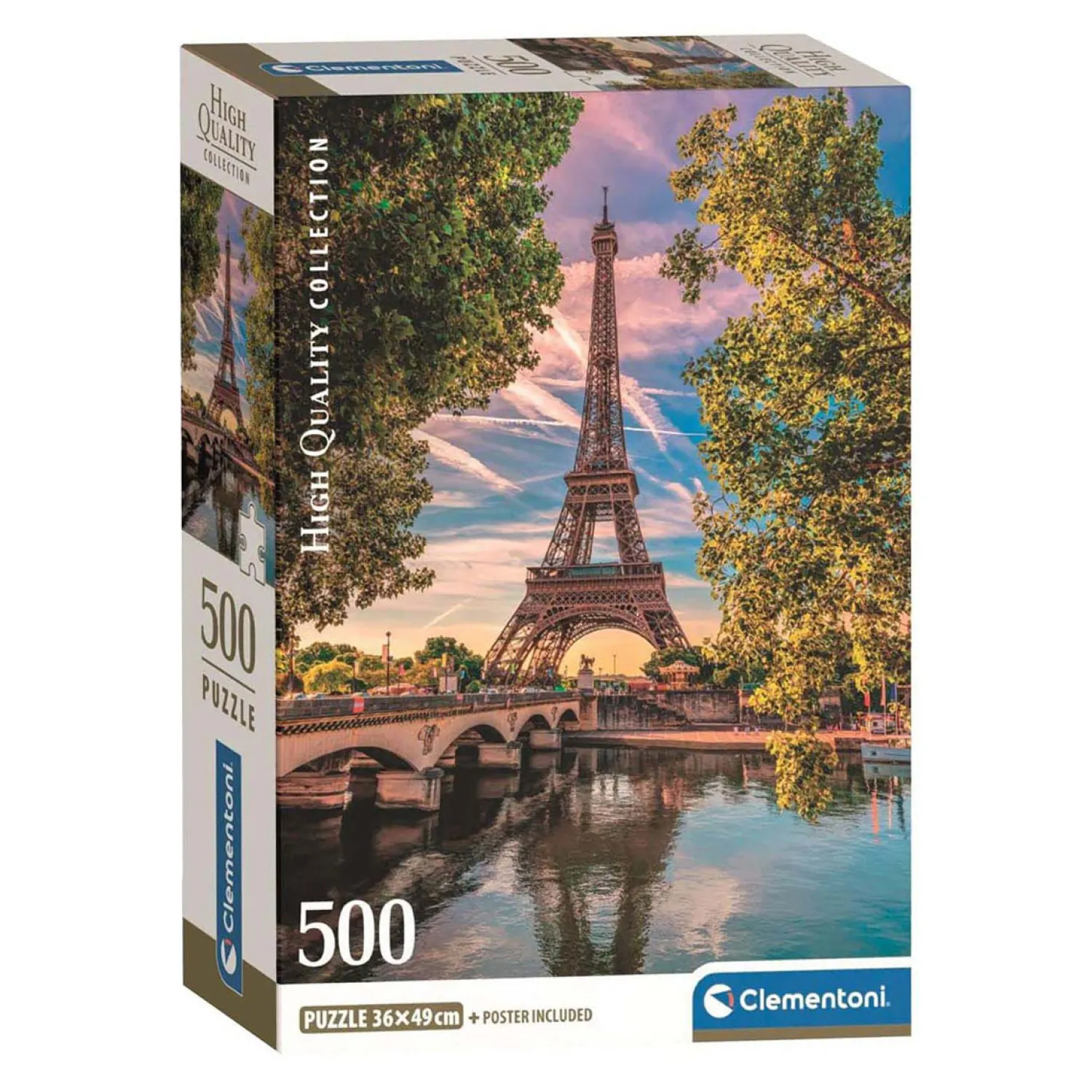 Legpuzzel Along the Seine, 500st.-Clementoni Online