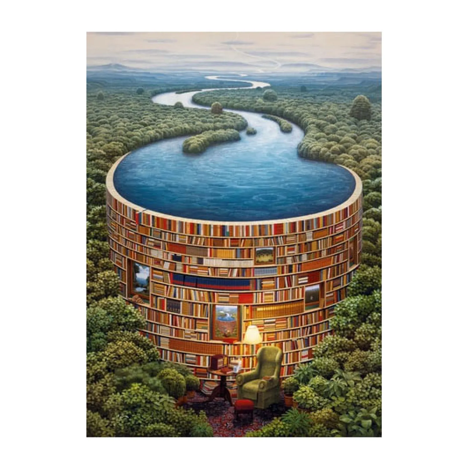 Legpuzzel Bibliodame, 1000st.>Clementoni Discount