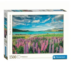 Clementoni Legpuzzel Bloemen bij Lake Tekapo, 1500st. New