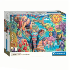 Legpuzzel Elephants' Carnival, 500st.-Clementoni New