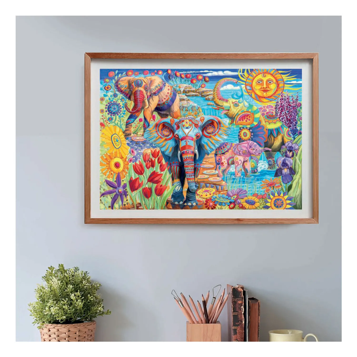 Legpuzzel Elephants' Carnival, 500st.-Clementoni New