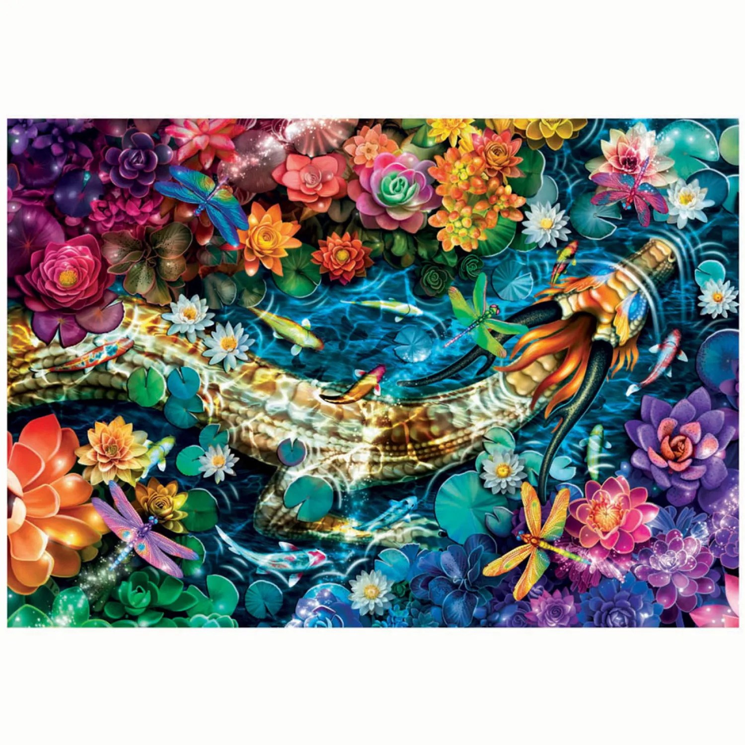 Clementoni Legpuzzel Kunstwerken Koi Rivier, 1000st. Hot