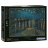 Legpuzzel Kunstwerken Sterrennacht boven de Rhône, 1000st.-Clementoni