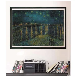 Legpuzzel Kunstwerken Sterrennacht boven de Rhône, 1000st.-Clementoni