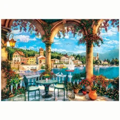 Clementoni Legpuzzel Kunstwerken Uitzicht op het Comomeer, 1000st. Best