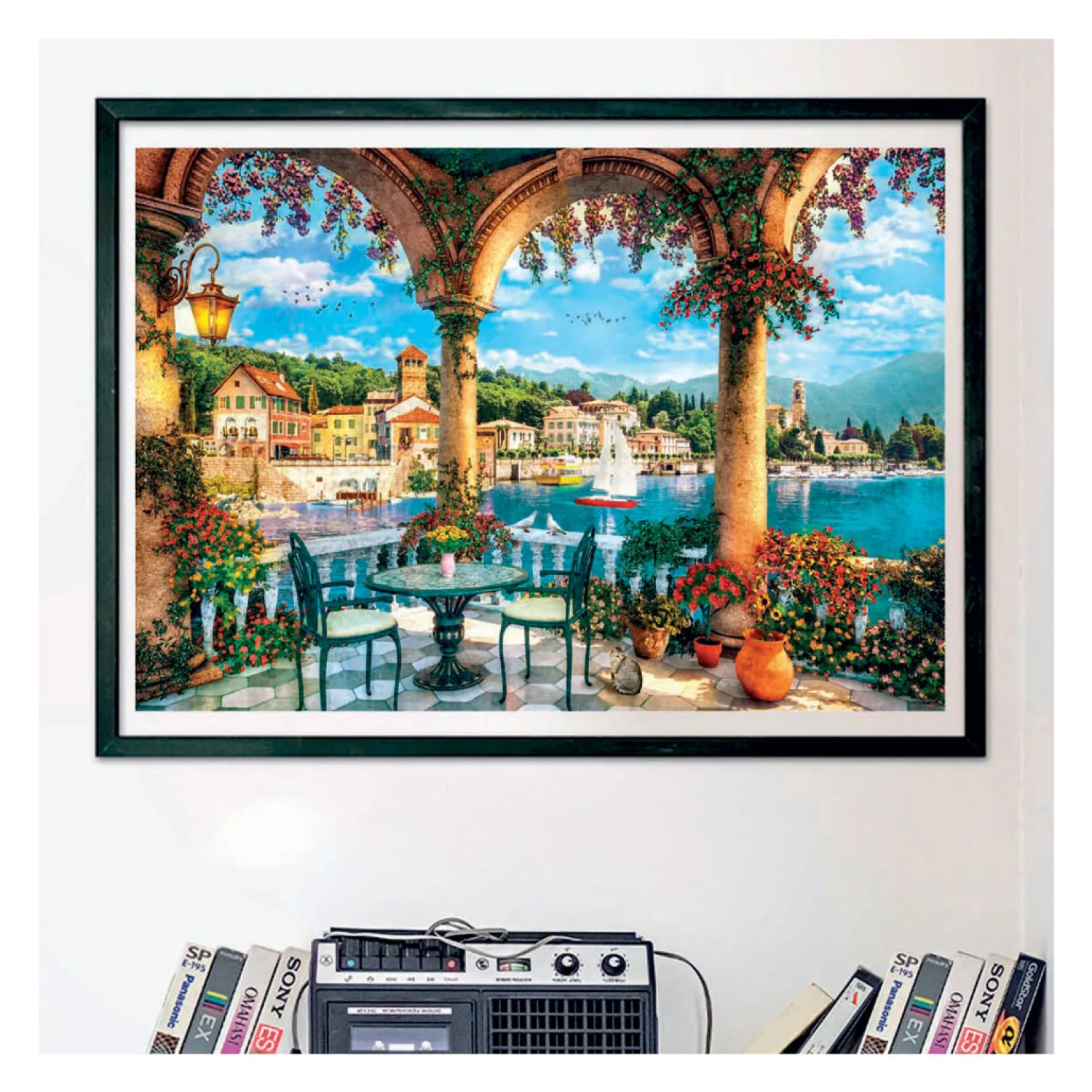 Clementoni Legpuzzel Kunstwerken Uitzicht op het Comomeer, 1000st. Best