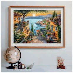 Legpuzzel Kunst Trappetje naar De Haven, 1500st.-Clementoni