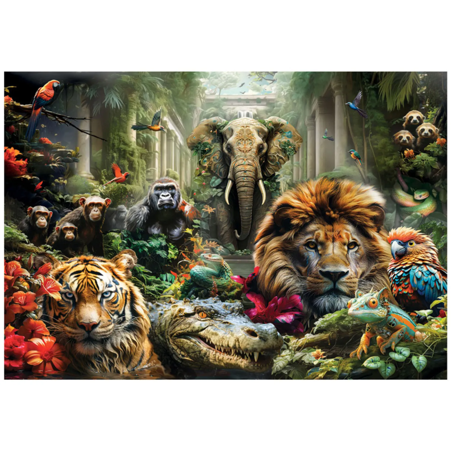 Clementoni Legpuzzel Mystic Jungle, 1000st. Online