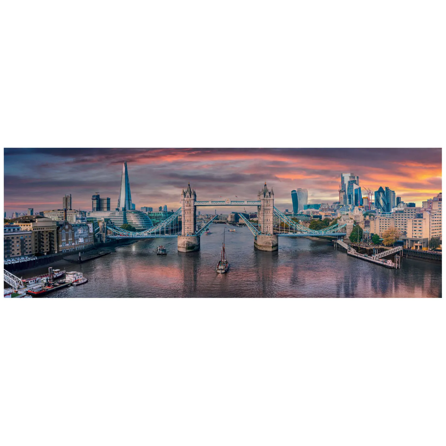 Legpuzzel Panorama Across The River Thames, 1000st.>Clementoni Online