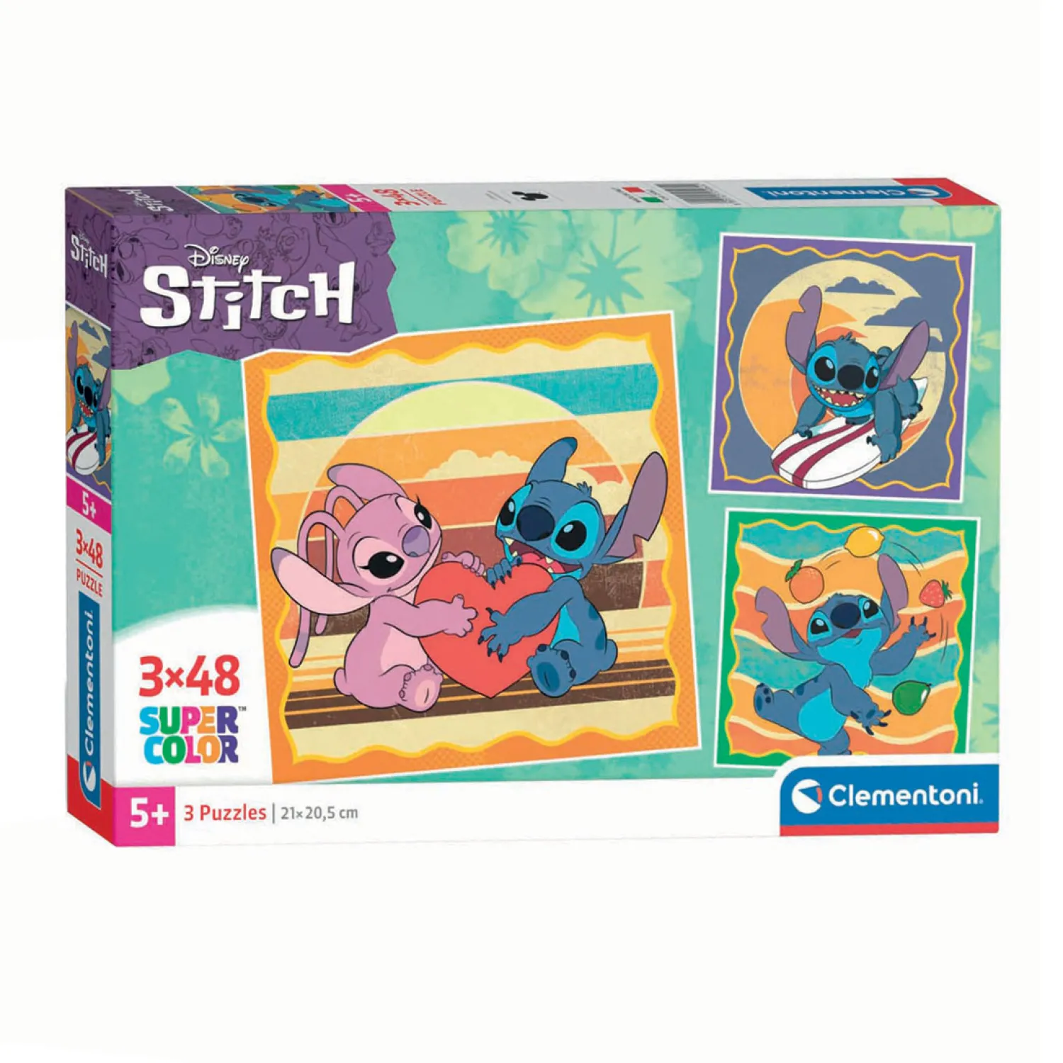 Clementoni Legpuzzel Square Stitch, 3x48st. Online