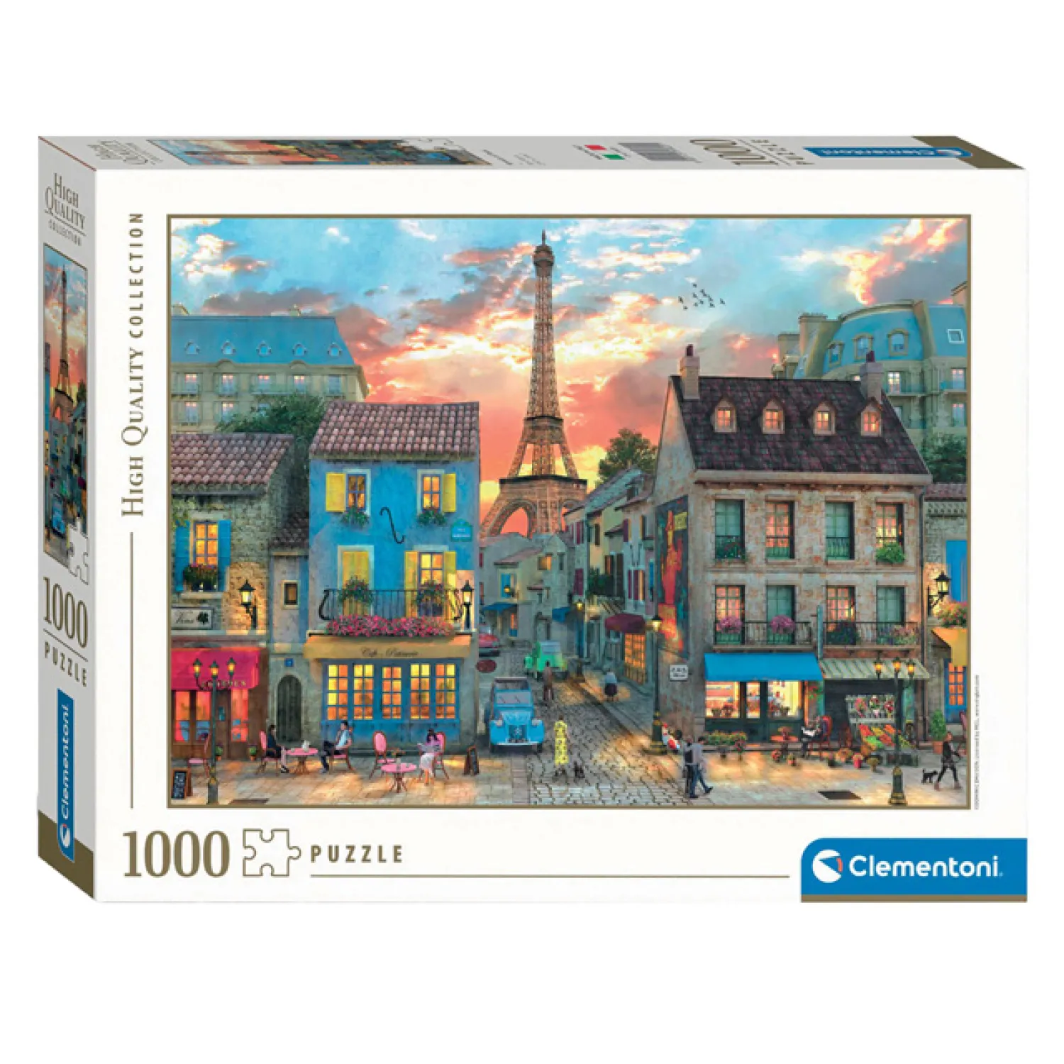 Clementoni Legpuzzel Streets of Paris, 1000st. Hot