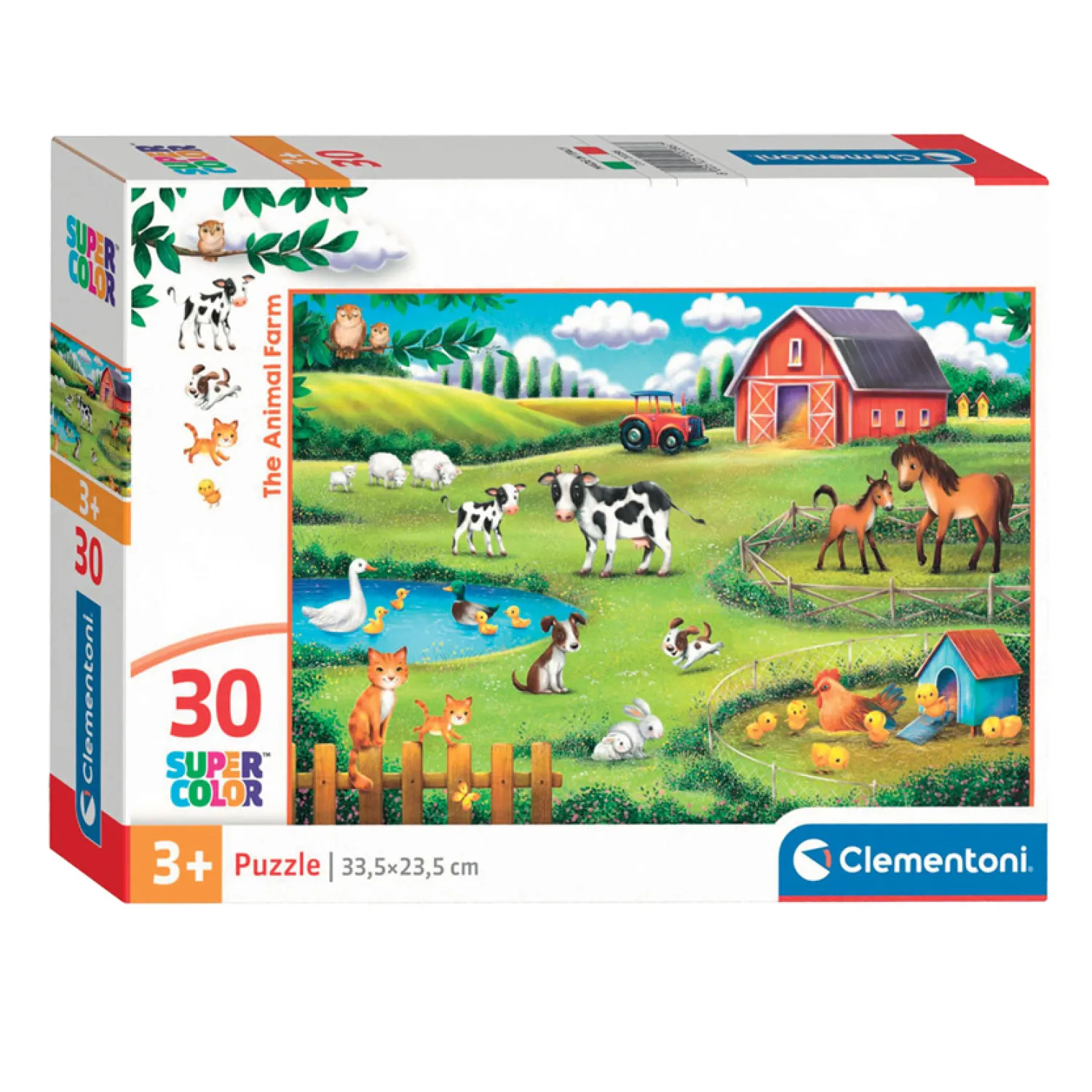 Legpuzzel Super Color The Animal Farm, 30st.-Clementoni Discount