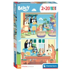 Legpuzzel Super Color Bluey, 2x20st.-Clementoni Outlet