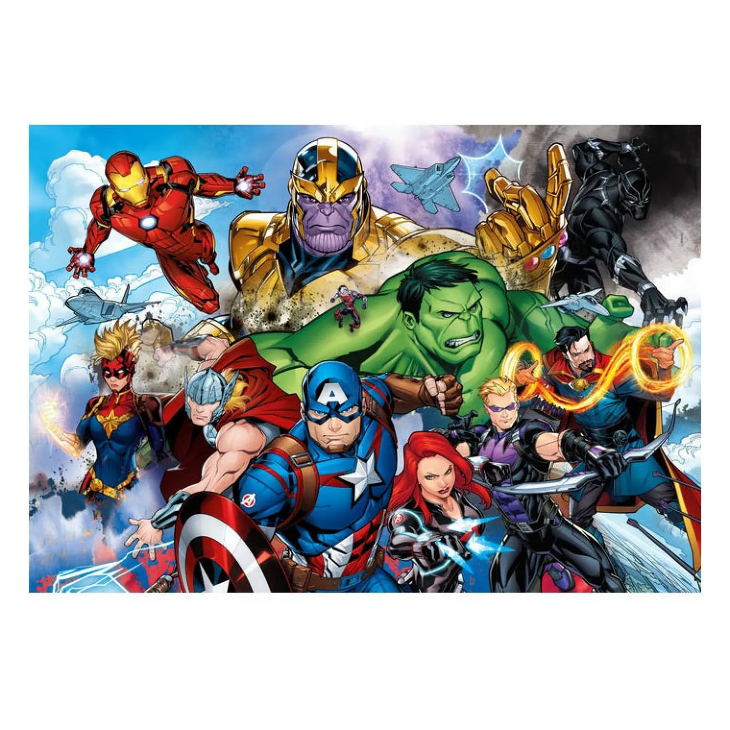 Legpuzzel Super Color Avengers, 104st.>Clementoni Hot
