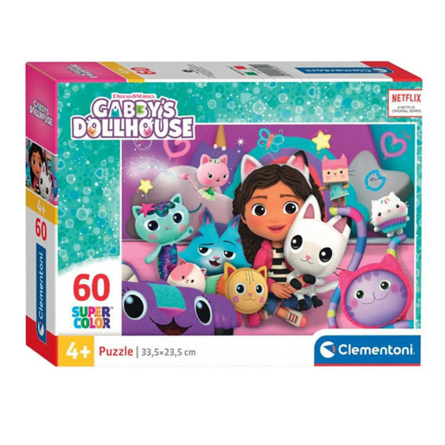 Legpuzzel Super Color Gabby's Poppenhuis, 60st.>Clementoni Discount