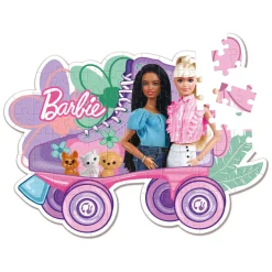 Clementoni Legpuzzel Super Color - Barbie Rolschaats, 104st.