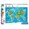 Legpuzzel Super Color Dinosaurus Map, 180st.>Clementoni New