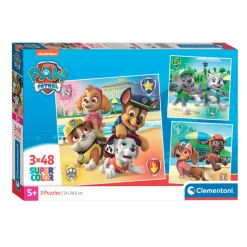 Legpuzzel Super Color Vierkant PAW Patrol, 3x48st.-Clementoni Hot