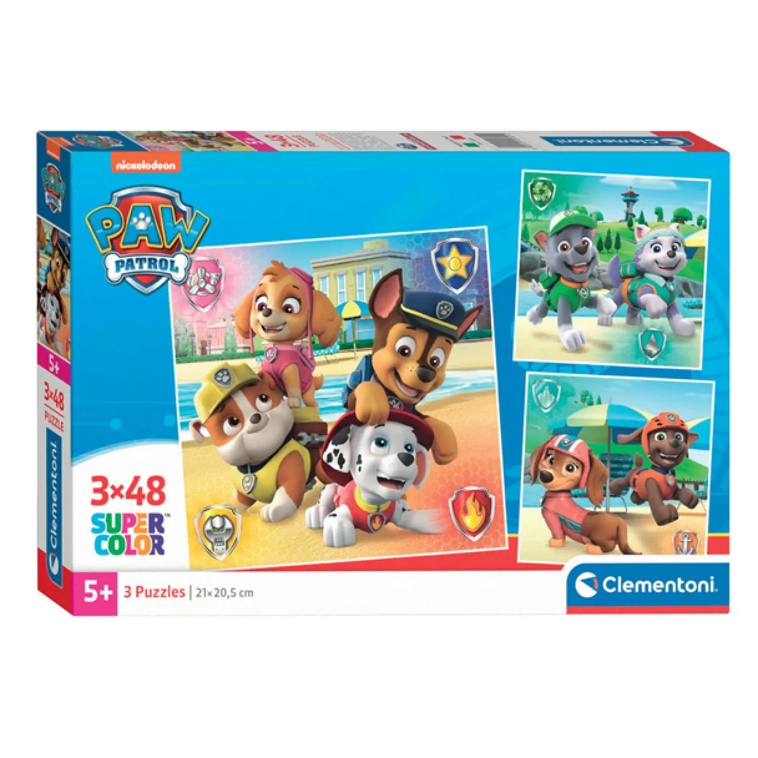 Legpuzzel Super Color Vierkant PAW Patrol, 3x48st.-Clementoni Hot