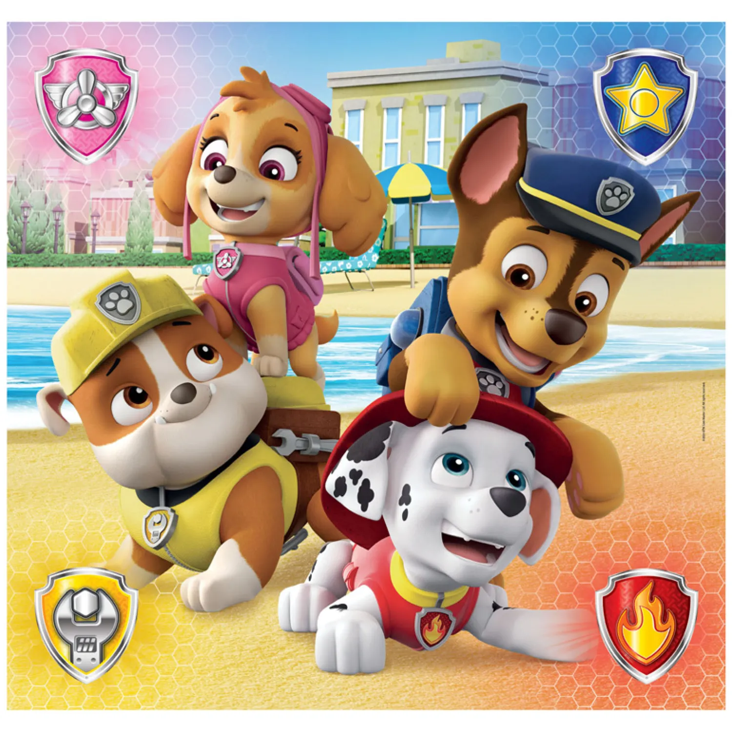 Legpuzzel Super Color Vierkant PAW Patrol, 3x48st.-Clementoni Hot