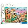 Legpuzzel Super Color Land of Dinosaurs, 104st.-Clementoni Discount