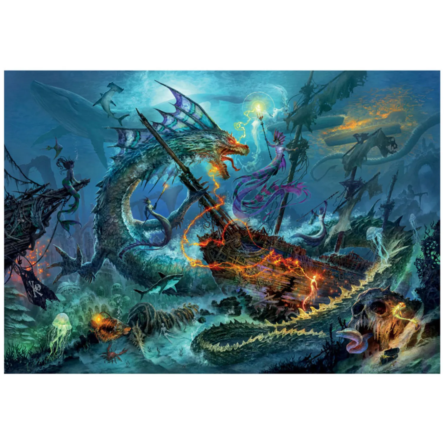 Legpuzzel The Underwater Battle, 3000st.>Clementoni Clearance