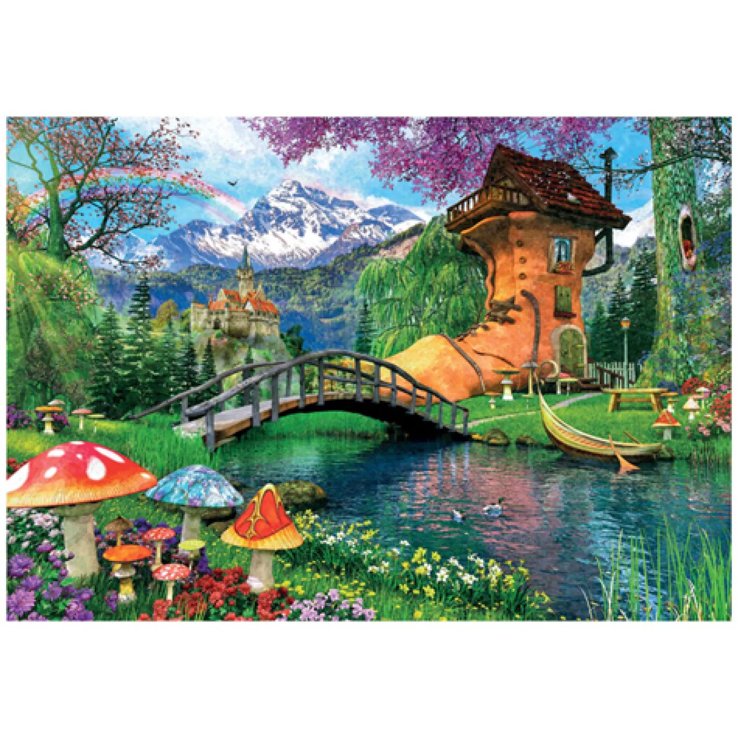 Legpuzzel The Old Shoe House, 500st.-Clementoni New