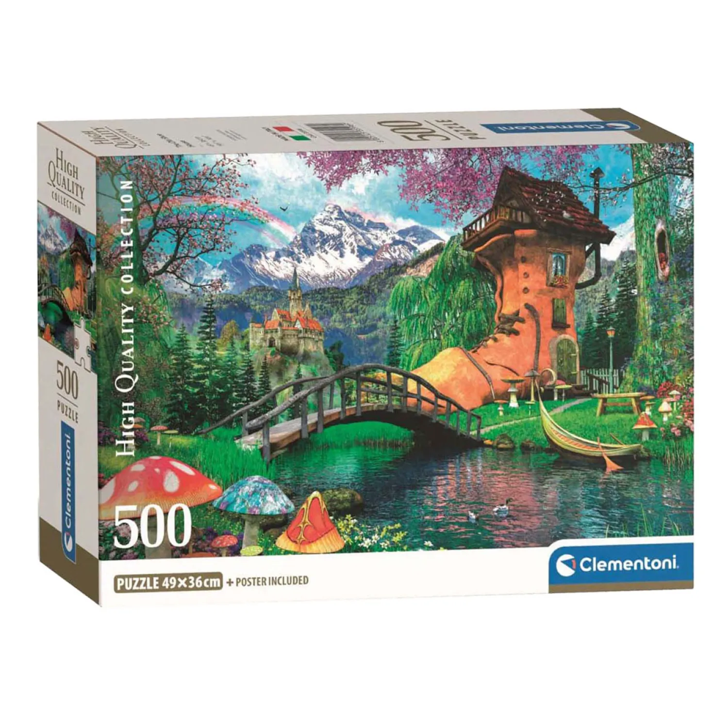 Clementoni Legpuzzel The Old Shoe House, 500st.