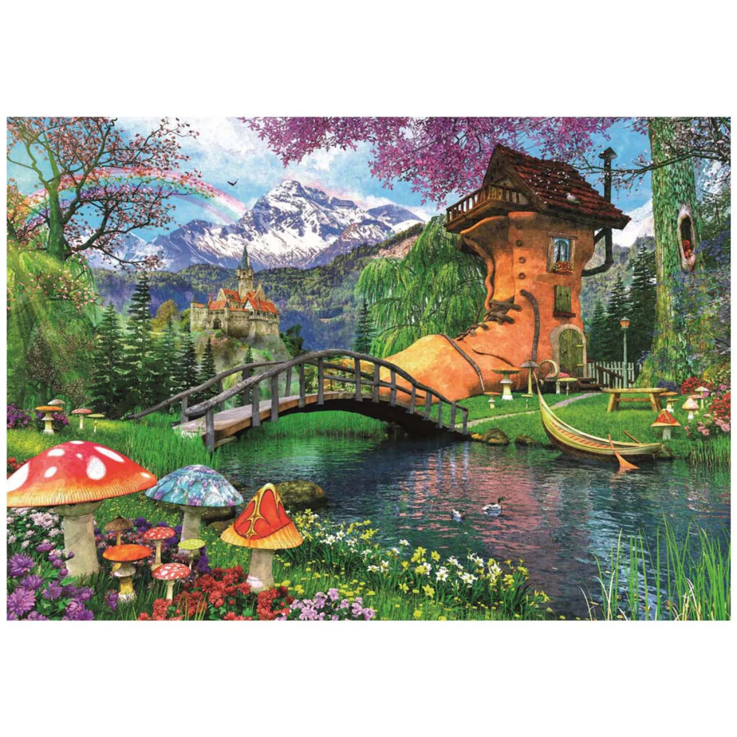 Clementoni Legpuzzel The Old Shoe House, 500st.