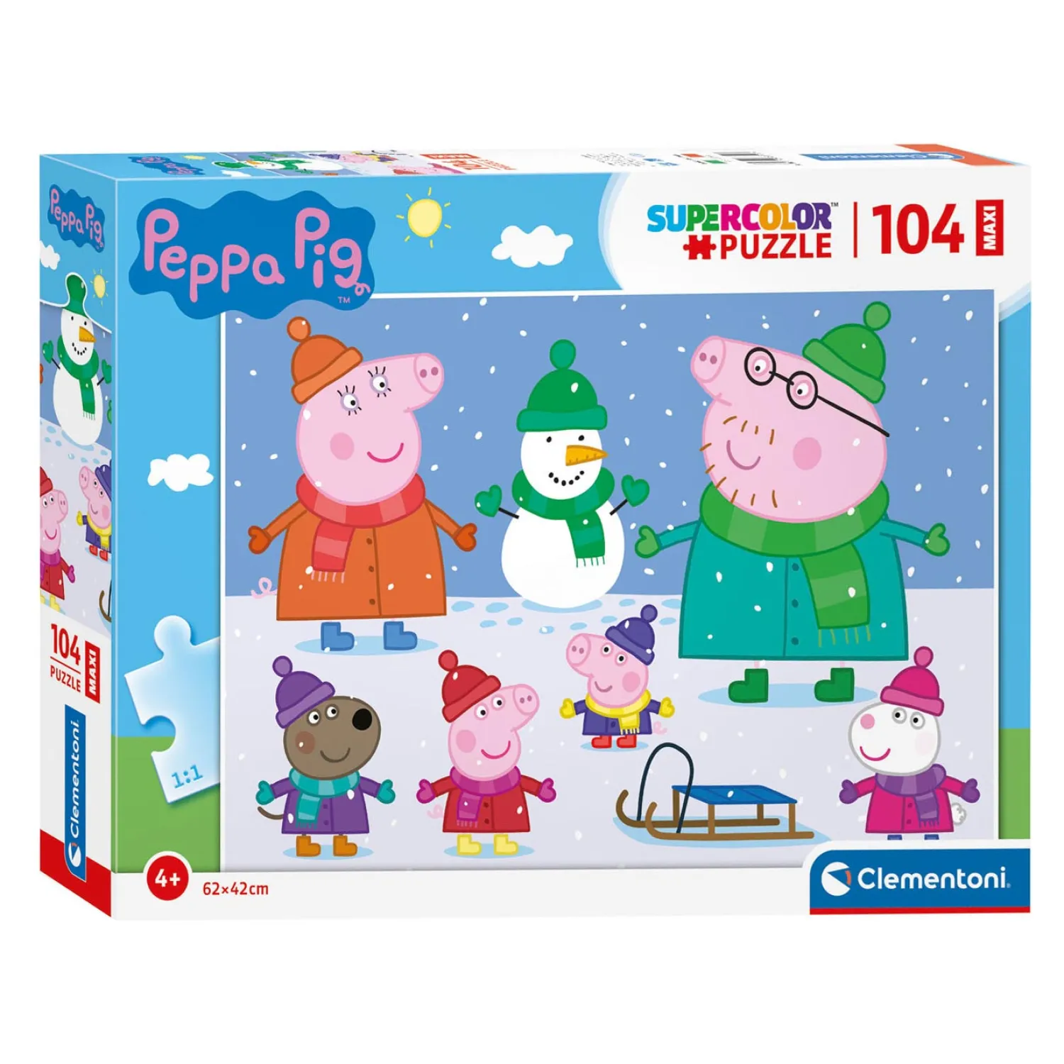 Maxi Puzzel Peppa Pig, 104st.>Clementoni New