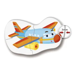 Mijn Eerste Puzzels - Voertuigen-Clementoni Discount